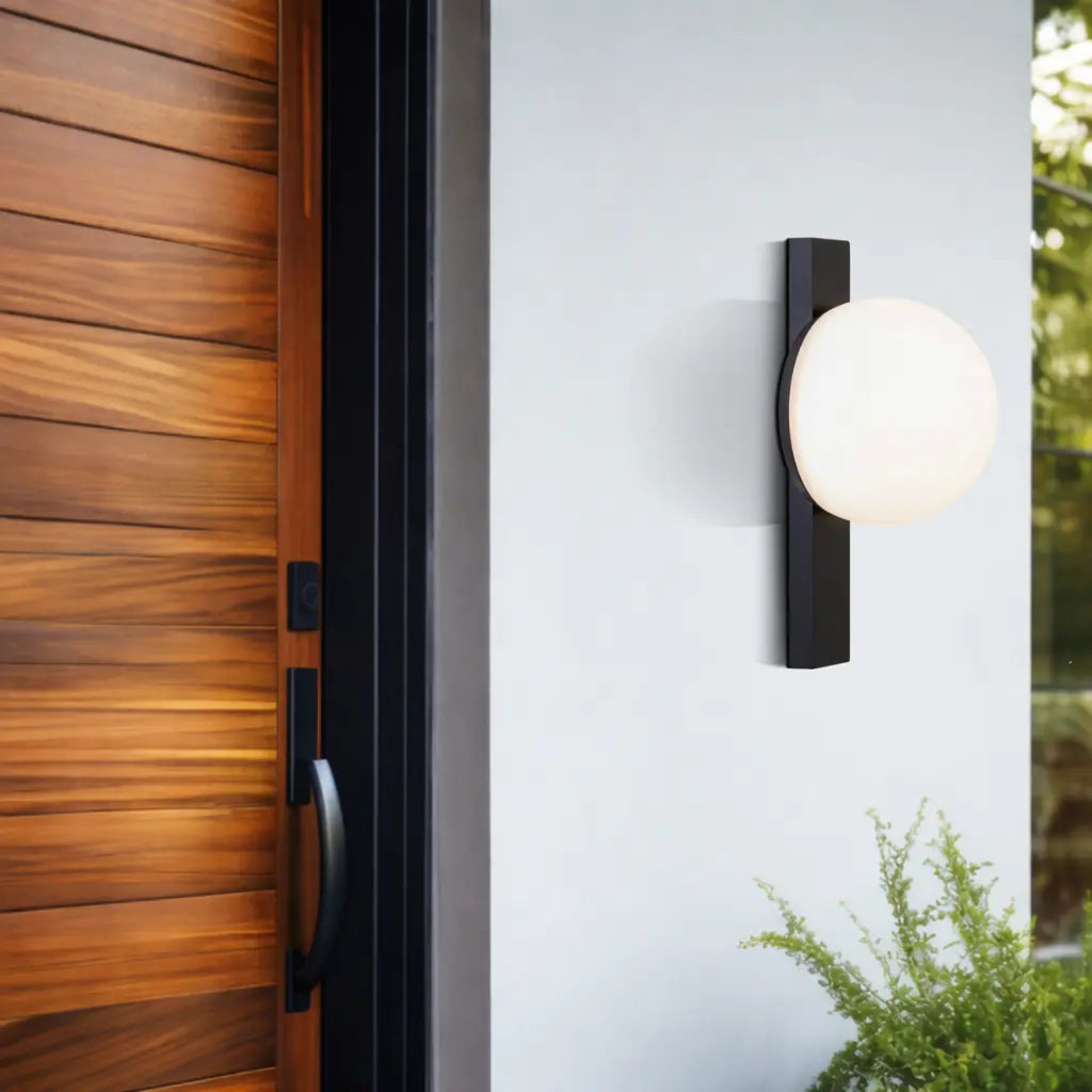 Bernay LED Exterior Wall Light 10W 3000K Black - BERNAY EX-BKOM