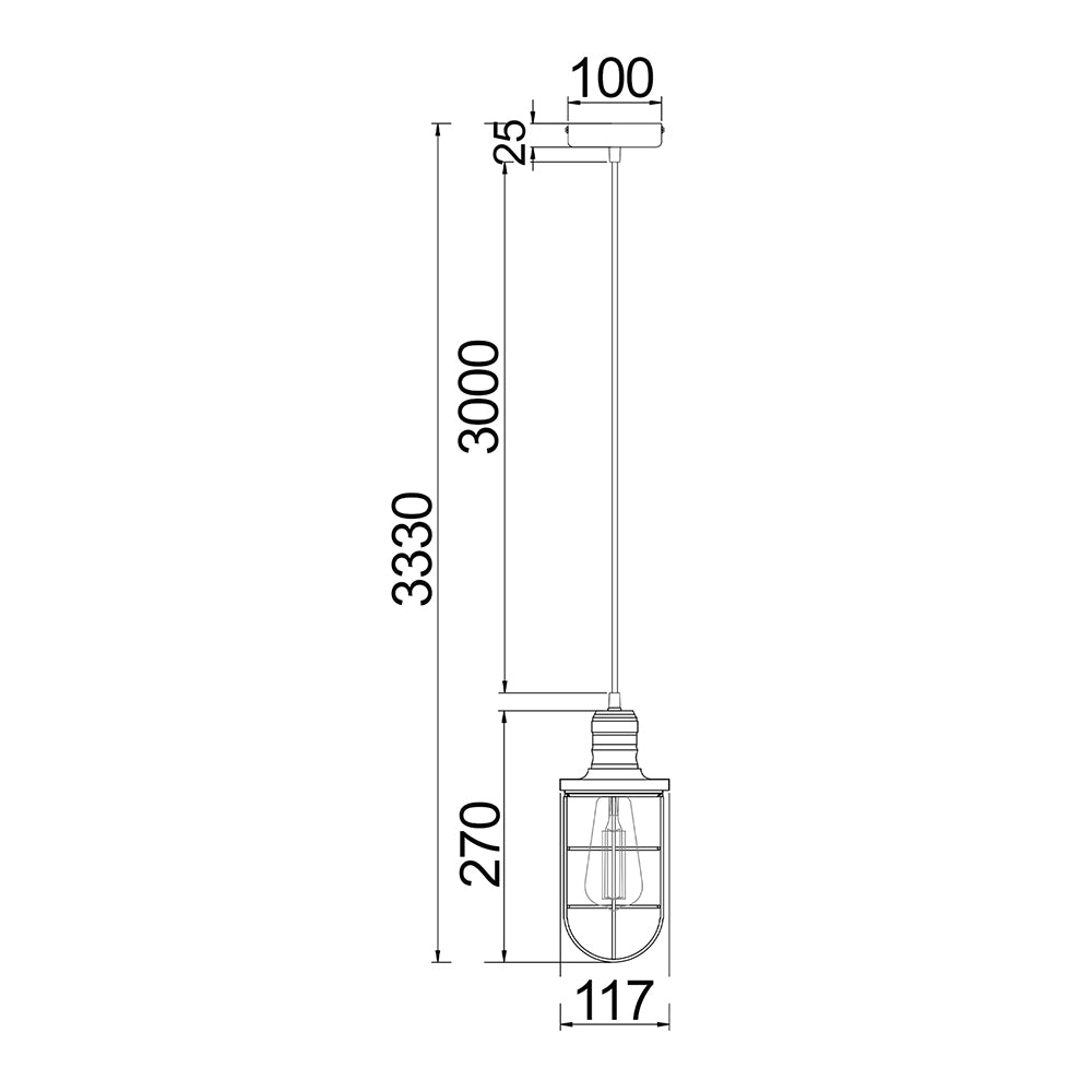 Buy Mini Pendants Australia Blackband 1 Light Black Curved Cage Pendant - BLACKBAND1