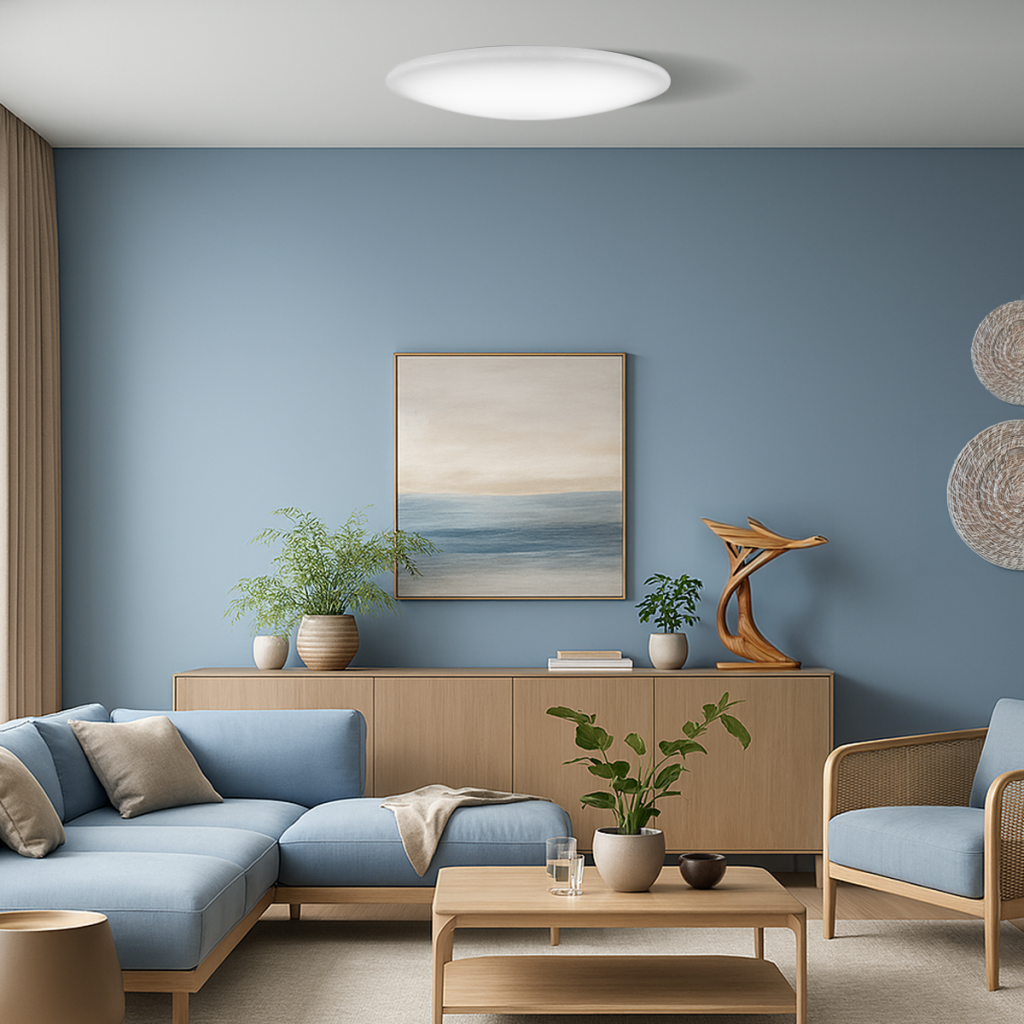 Bliss LED Oyster Light Dim Tri-Colour 770mm White - BLISS 77XL.R-3C