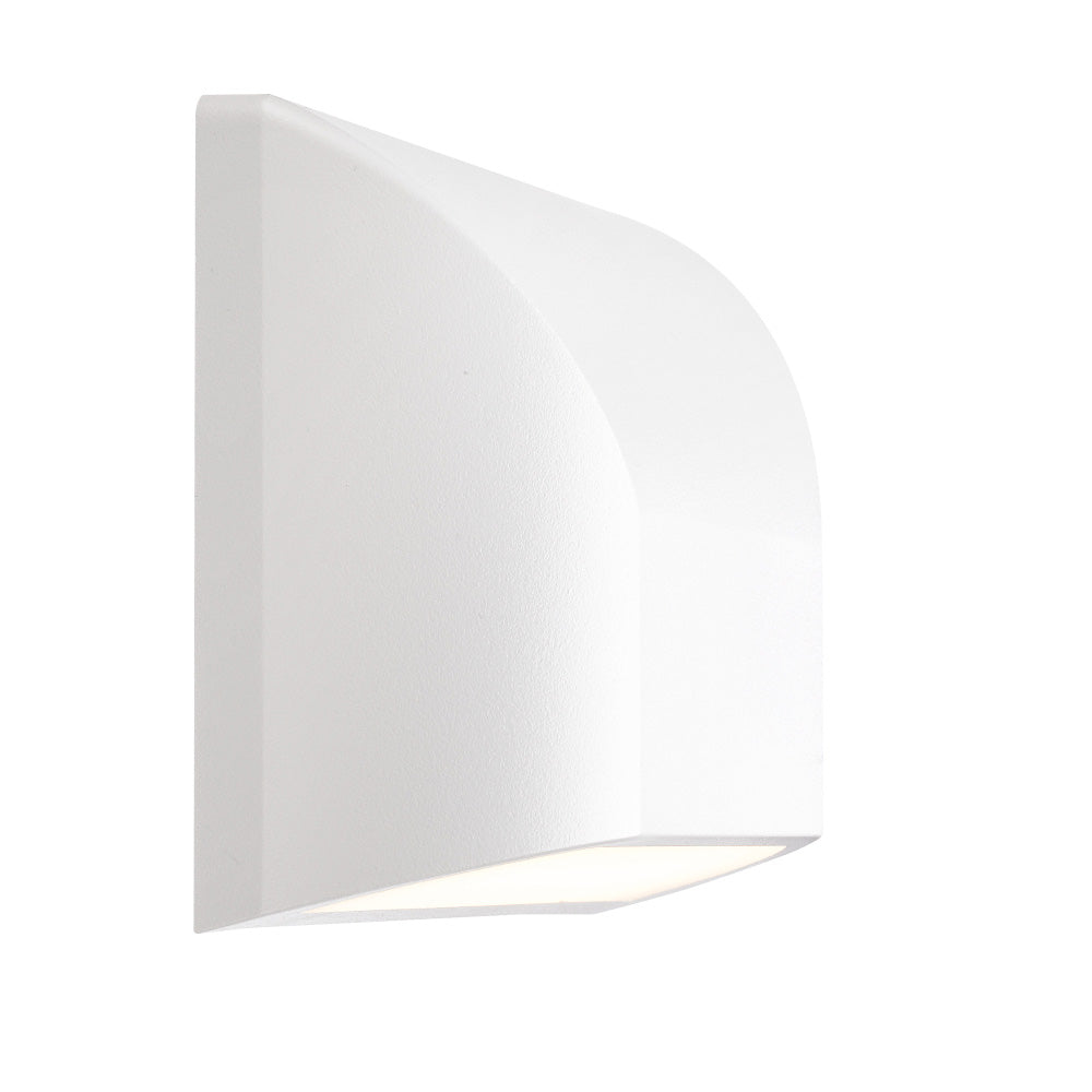 Buy Exterior Wall Lights Australia Bloc Exterior Wall Light 5W White Polycarbonate 3CCT - BLOC EX5-WH3C