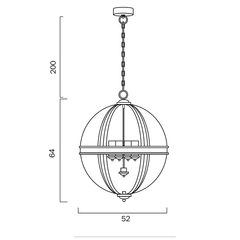 Buy Pendant Lights Australia Bodum 4 Light Pendant Nickel Matt, Clear, Opal - BODUM PE4-NK