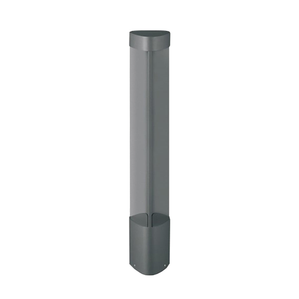 6W LED Bollard Grey Triangular 3000k - BOL2