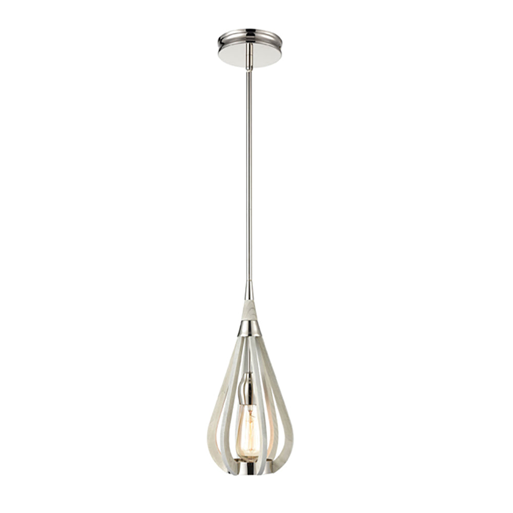 Buy Pendant Lights Australia Bonito 1 Light Winter Moss Wood Small Pendant - BONITO6