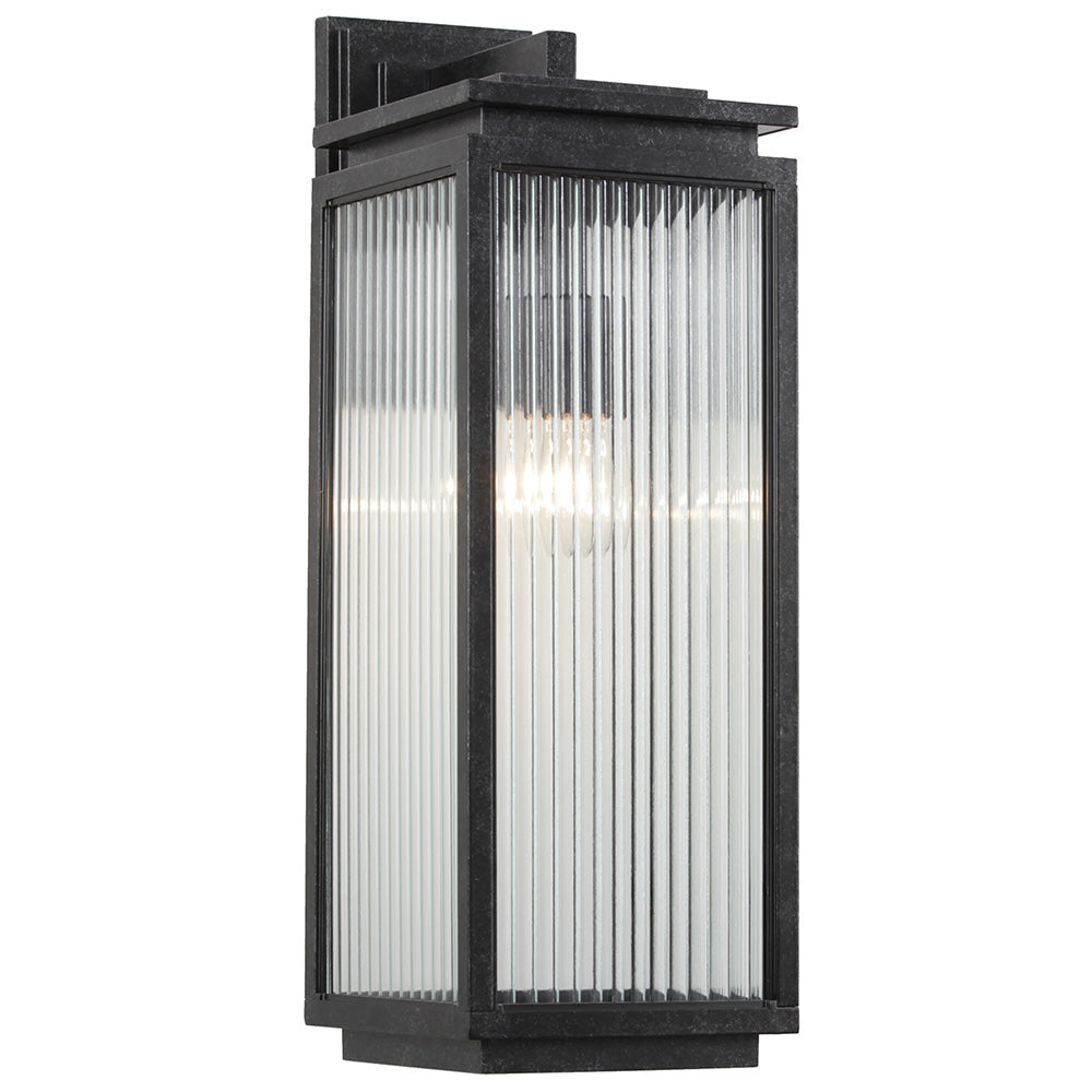 Buy Exterior Wall Lights Australia Boulevard Exterior Wall Light H540mm Antique Black Aluminium - 1000821