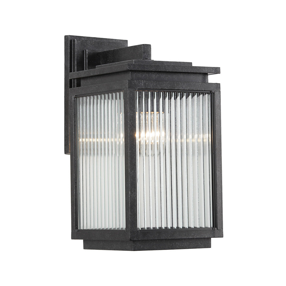 Buy Exterior Wall Lights Australia Boulevard Exterior Wall Light H370mm Antique Black Aluminium - 1000823