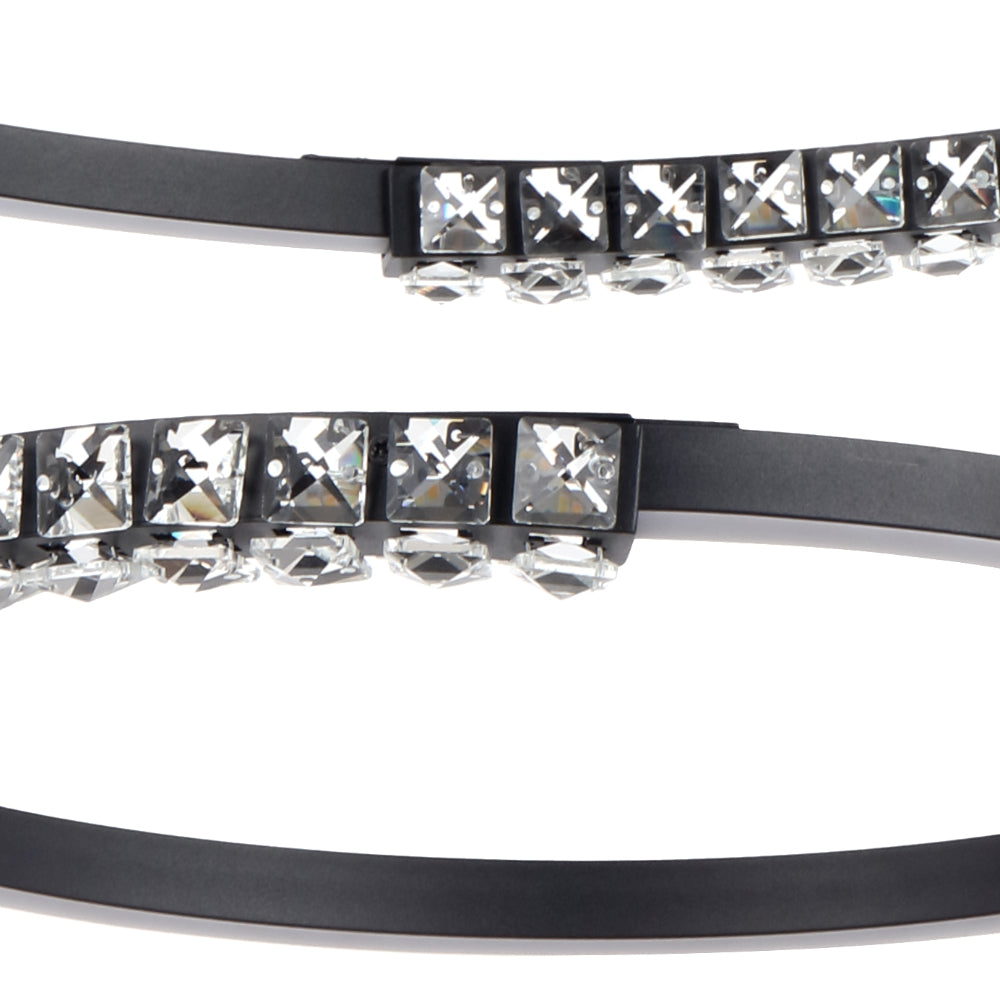 Brera LED 2 Tier Pendent Light 40W Tri Colour Black - BRERA PE2T-BK