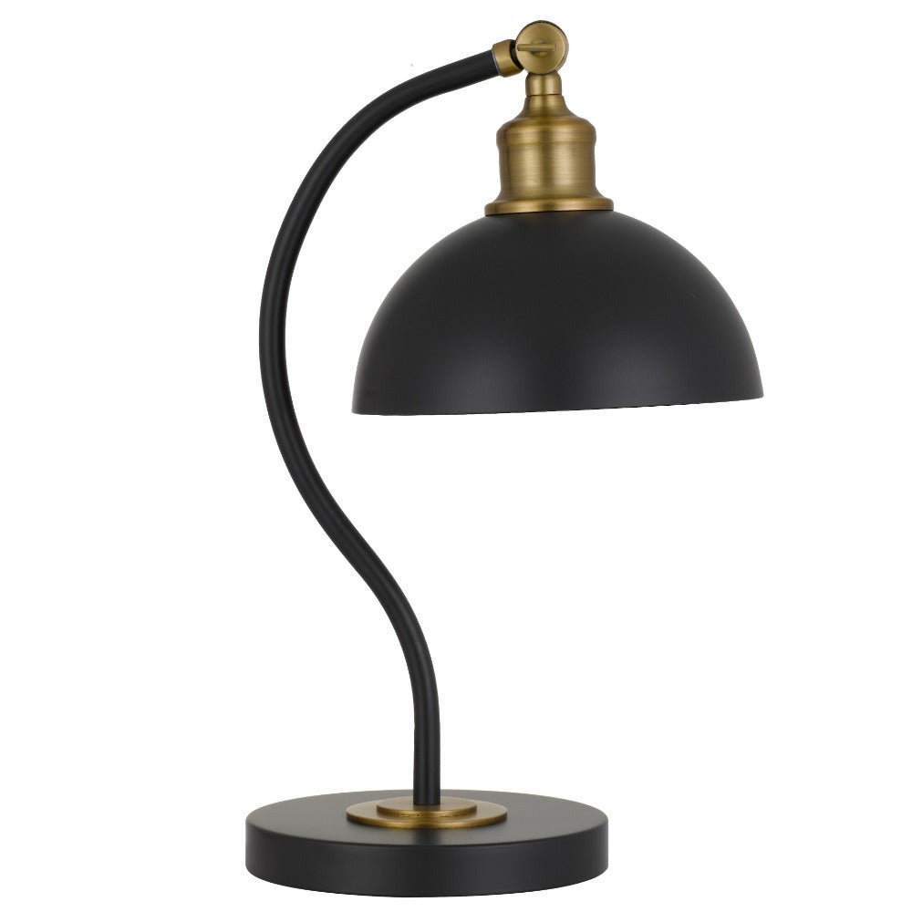 Buy Desk Lamps Australia Brevik Desk Lamp W200mm Black / Satin - BREVIK TL-BK