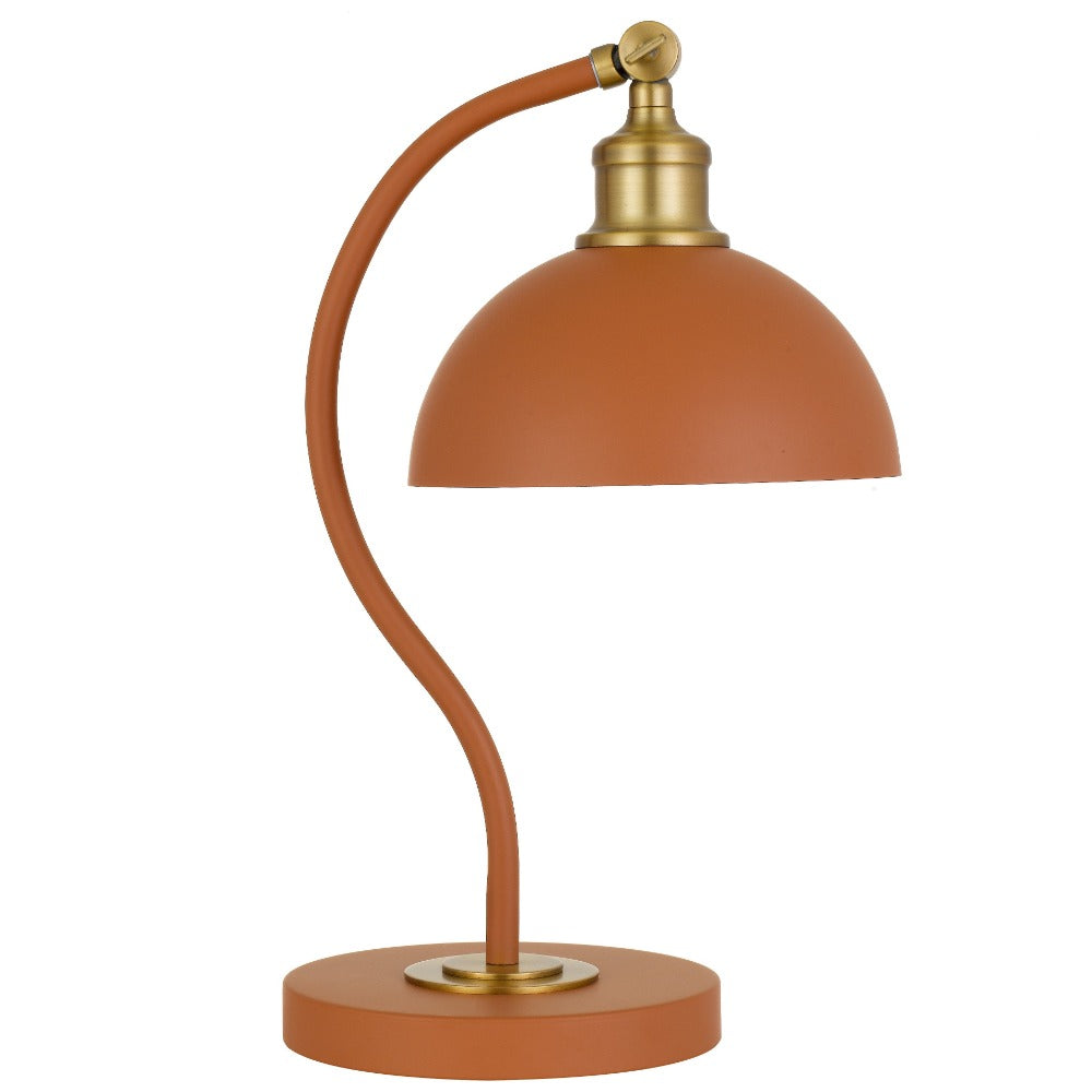 Buy Desk Lamps Australia Brevik Desk Lamp W200mm Orange / Satin - BREVIK TL-OG