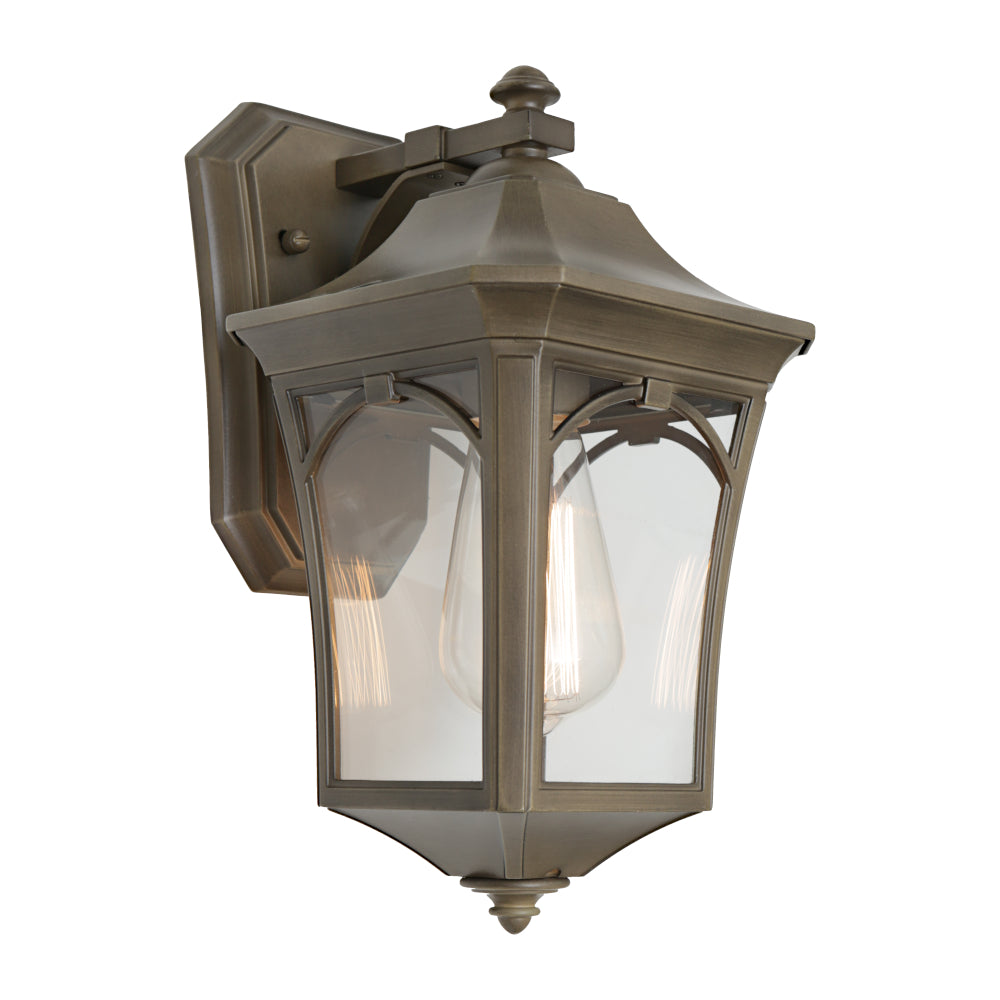 Burston Small Outdoor Wall Lantern Old Bronze - BURS1ESMOBR