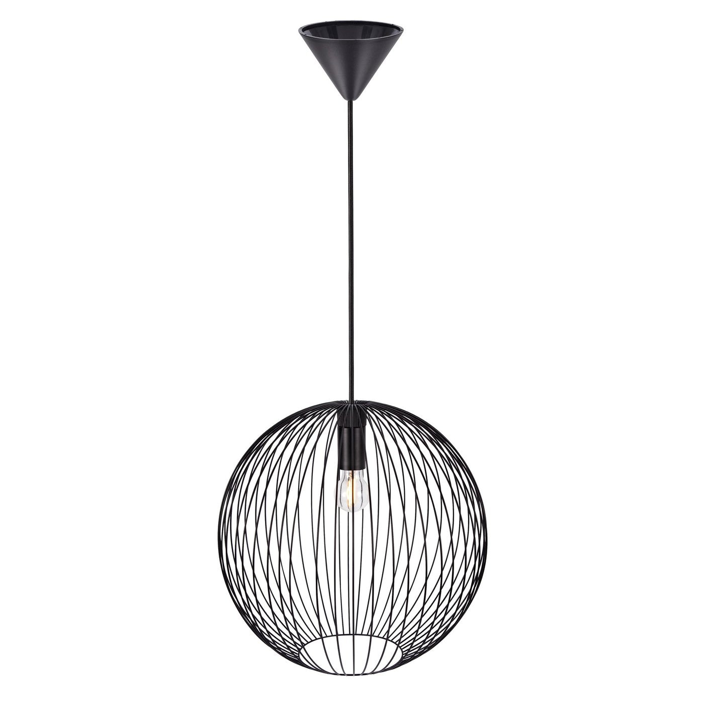 Beroni 350mm Pendant Light Black - 2213303003