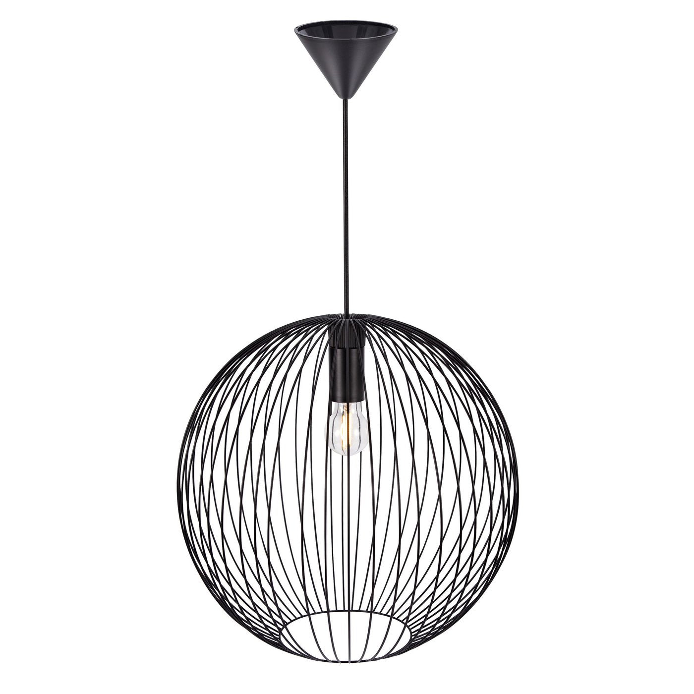 Beroni 450mm Pendant Light Black - 2213323003