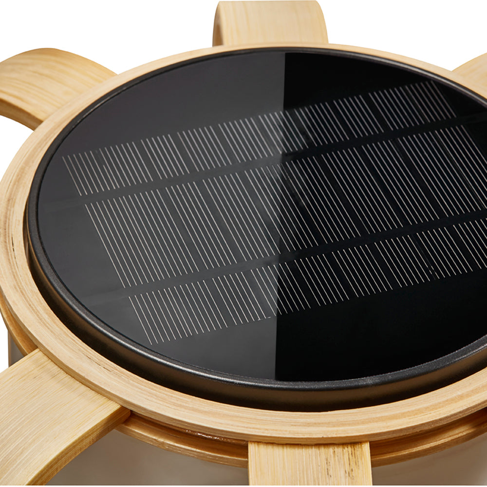Buy Solar Lights Australia Bob Solar Light Nature Bamboo 2700K - 2118085062