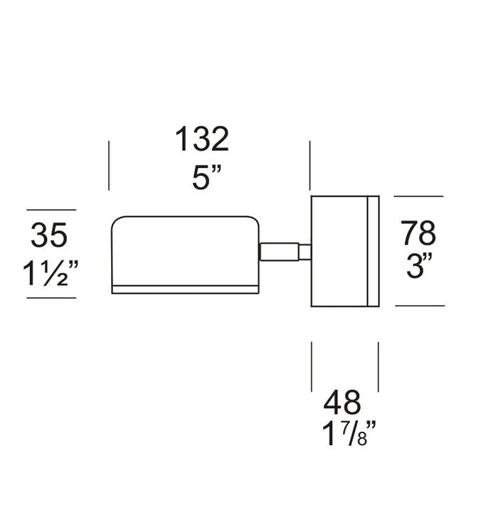 Border Lite Aluminium Wall Spot Light - 3 Colour Variants Available