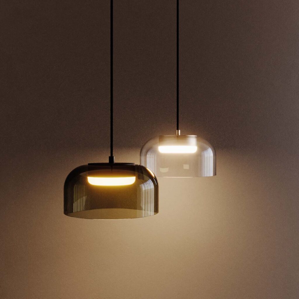 Ipon LED Pendant 10W 2700K Matte Black or Aged Gold