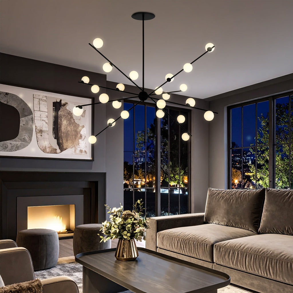 Captiva 1370mm LED Pendant Light 3W 3000K Black & Satin - CAPTIVA PE24-BK