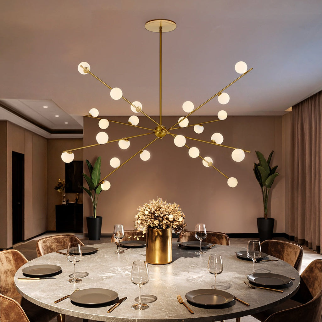 Captiva 1370mm LED Pendant Light 3W 3000K Antique Gold & Satin - CAPTIVA PE24-AG