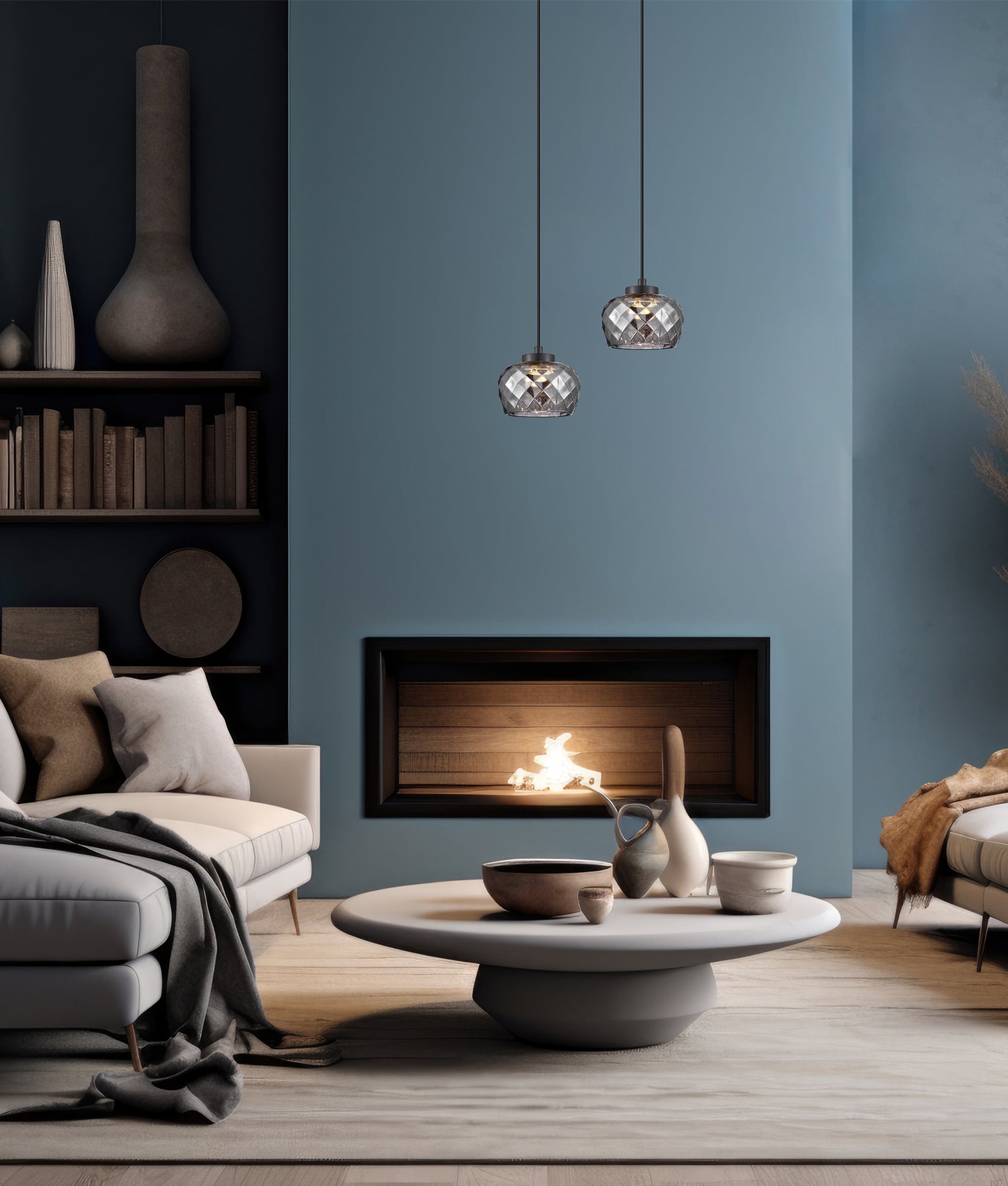 Caramelle LED Pendant Light Smokey Black 5W TRI Colour - CARAMELLE1