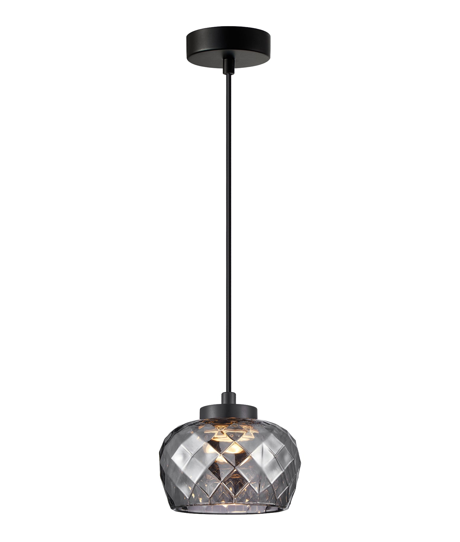 Caramelle LED Pendant Light Smokey Black 5W TRI Colour - CARAMELLE1