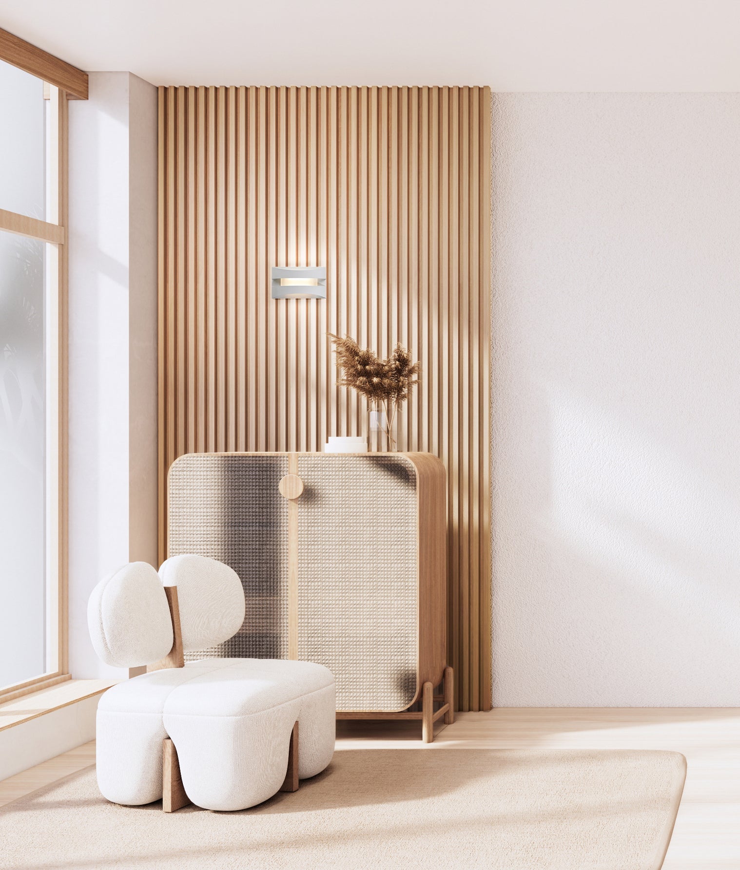 Cardiff Up & Down Wall Light White Aluminium 3CCT - CARDIFF