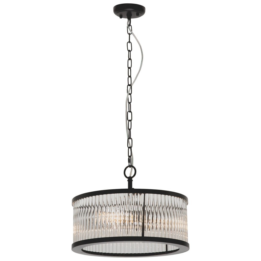Canterbury Round Pendant 4 Lights Clear - CE2134