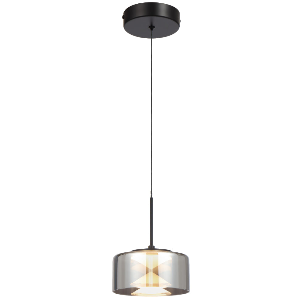 Cedro LED Pendant Light 8W TRI Colour Black - CEDRO PE1-BK