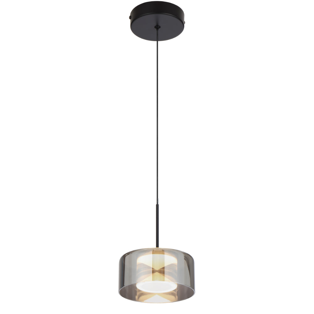 Cedro LED Pendant Light 8W TRI Colour Black - CEDRO PE1-BK