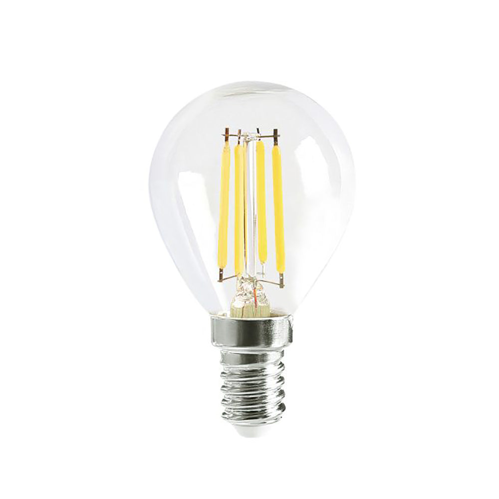 Buy LED Filament Globes Australia Fancy Round LED Filament Globe SES 4W 240V Glass 6000K - CF37DIM