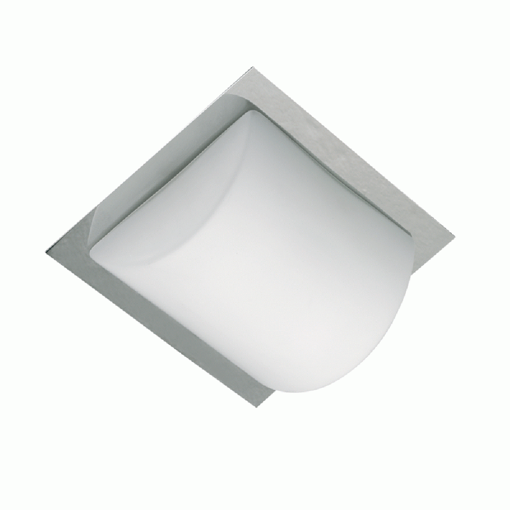Square Oyster Light 18W White / Chrome Glass 3000K - CL2165-CH