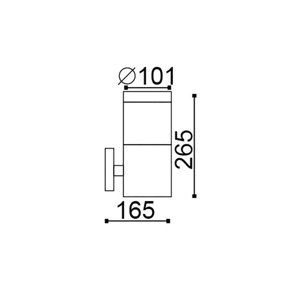 Buy Exterior Wall Lights Australia Elanora Exterior Wall Light ES 304 Stainless Steel IP44 - CLAW32