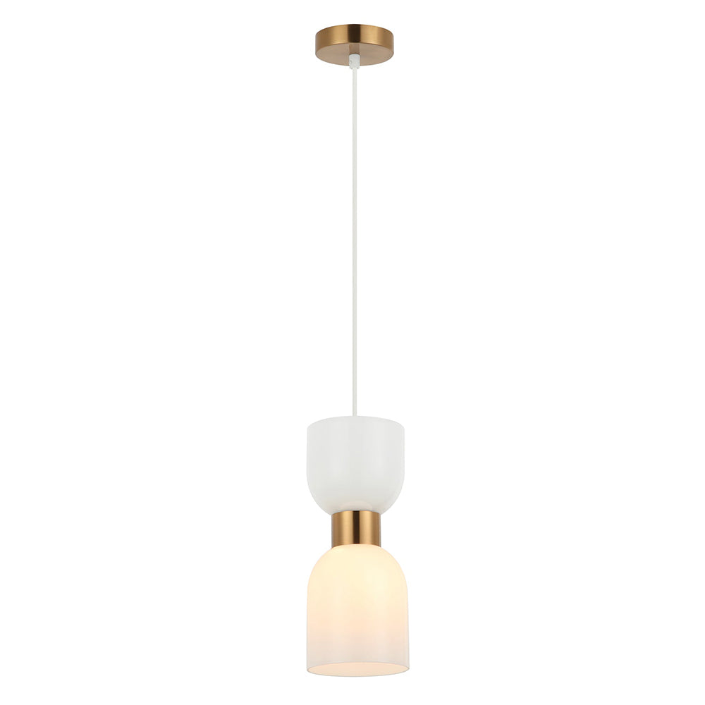 Buy Pendant Lights Australia CLESSIDRA Ellipse Pendant Light Brass Opal - CLESSIDRA2