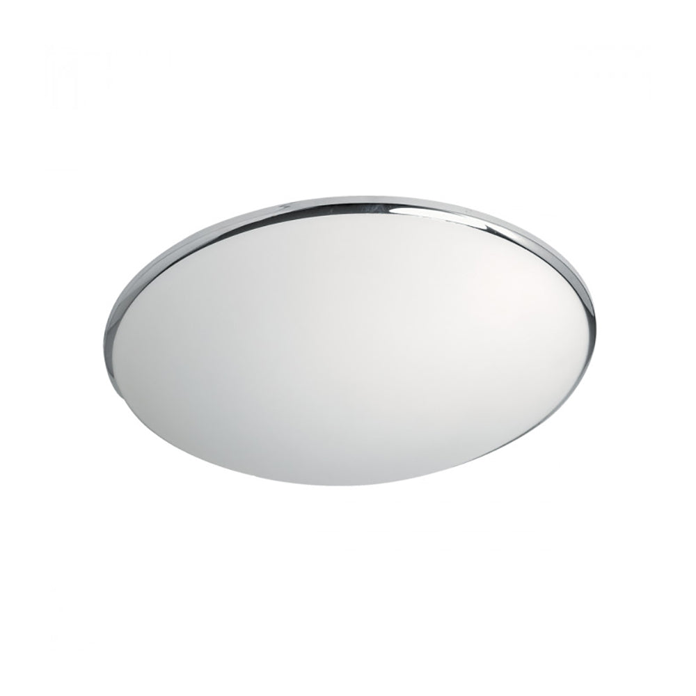 LED Oyster Light 12W White / Chrome Glass 4000K - CLL2171-CH