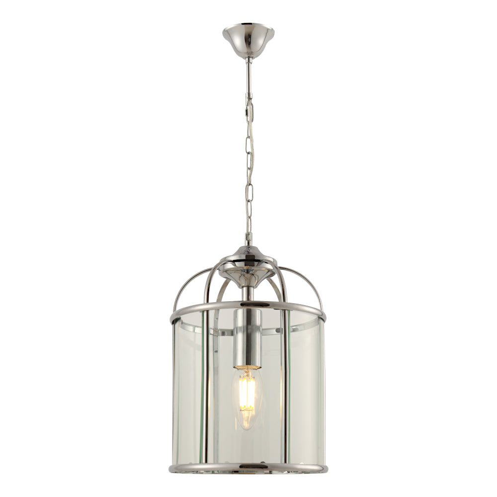 Clovelly 1 Light Pendant Light Chrome - CLOV1PCH