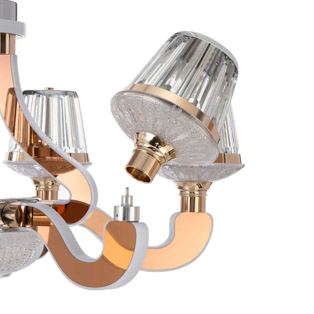 Cognac 8 Light LED Pendant 154W Tri Colour Chrome - COGNAC PE08-CH