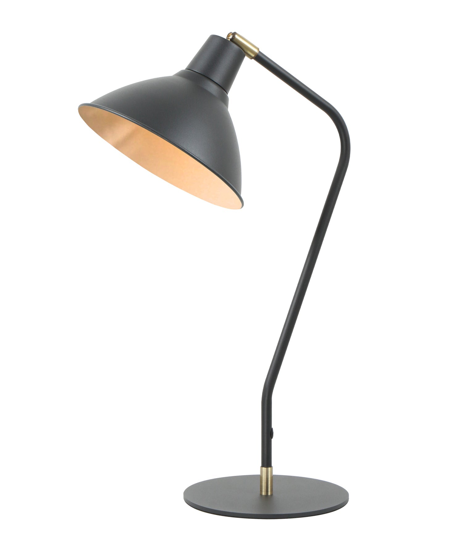 Collo Table Lamp Matte Black Base With Matte Black Shade - COLLO-T1