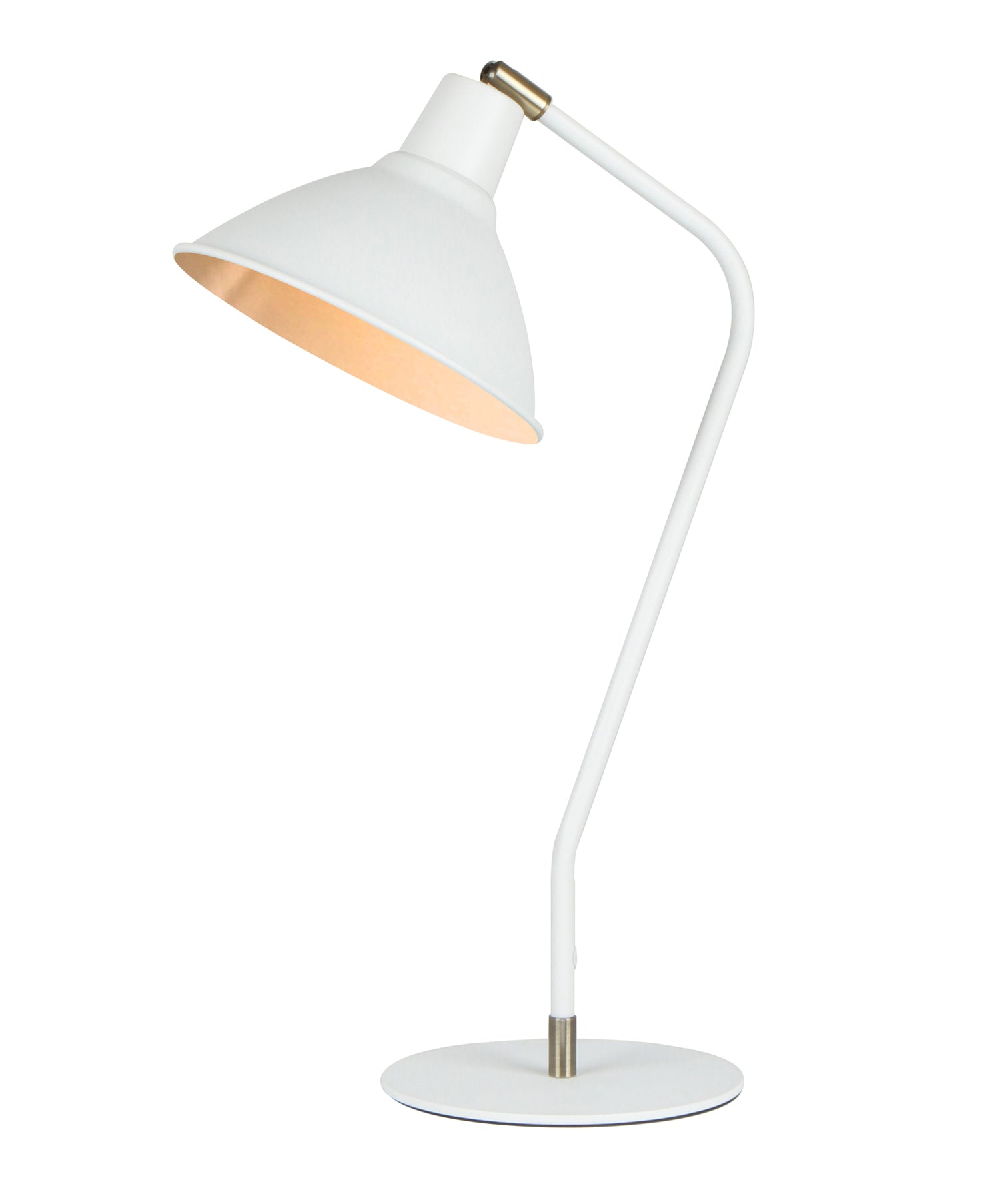 Collo Table Lamp Matte White Base With Matte White Shade - COLLO-T2