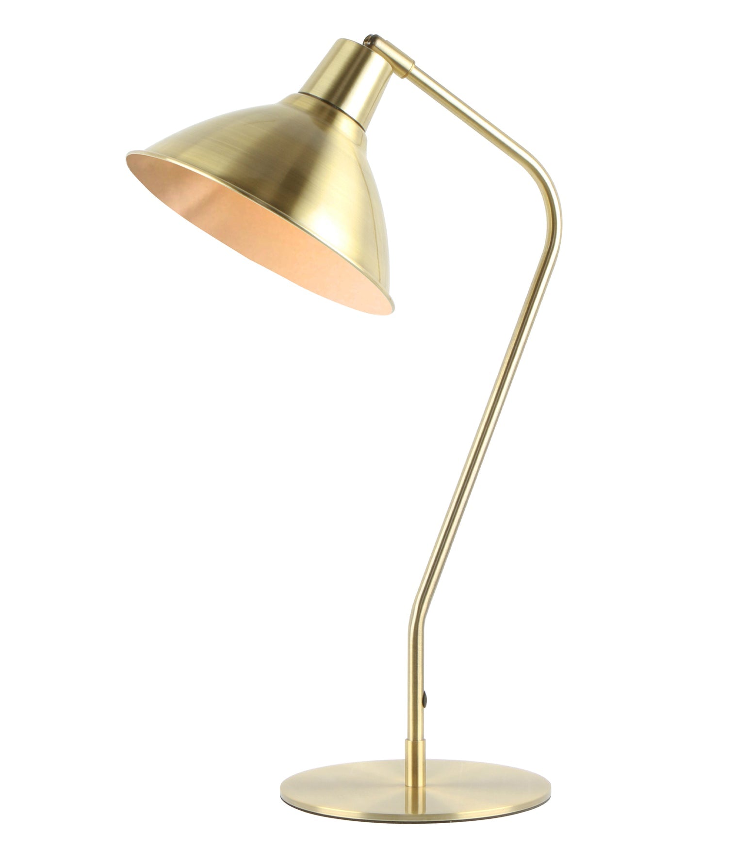 Collo Table Lamp Antique Brass With Antique Brass Shade - COLLO-T4