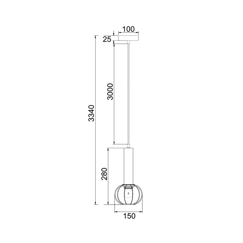 Buy Mini Pendants Australia Interior Round Cage 1 Light Pendant Antique Brass / Matt Black - CORAZON2