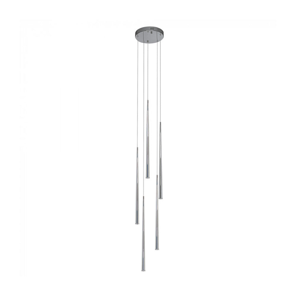 Buy Cluster Pendants Australia Cluster Pendant 5 Lights Chrome 3000K - CP1041-5P-CH