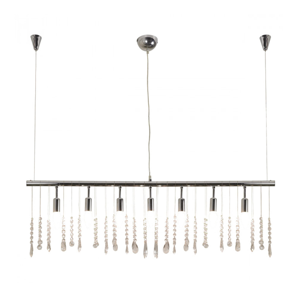 Buy Crystal Pendant Lights Australia Crystal Pendant 7 Lights Chrome - CR4257-7P