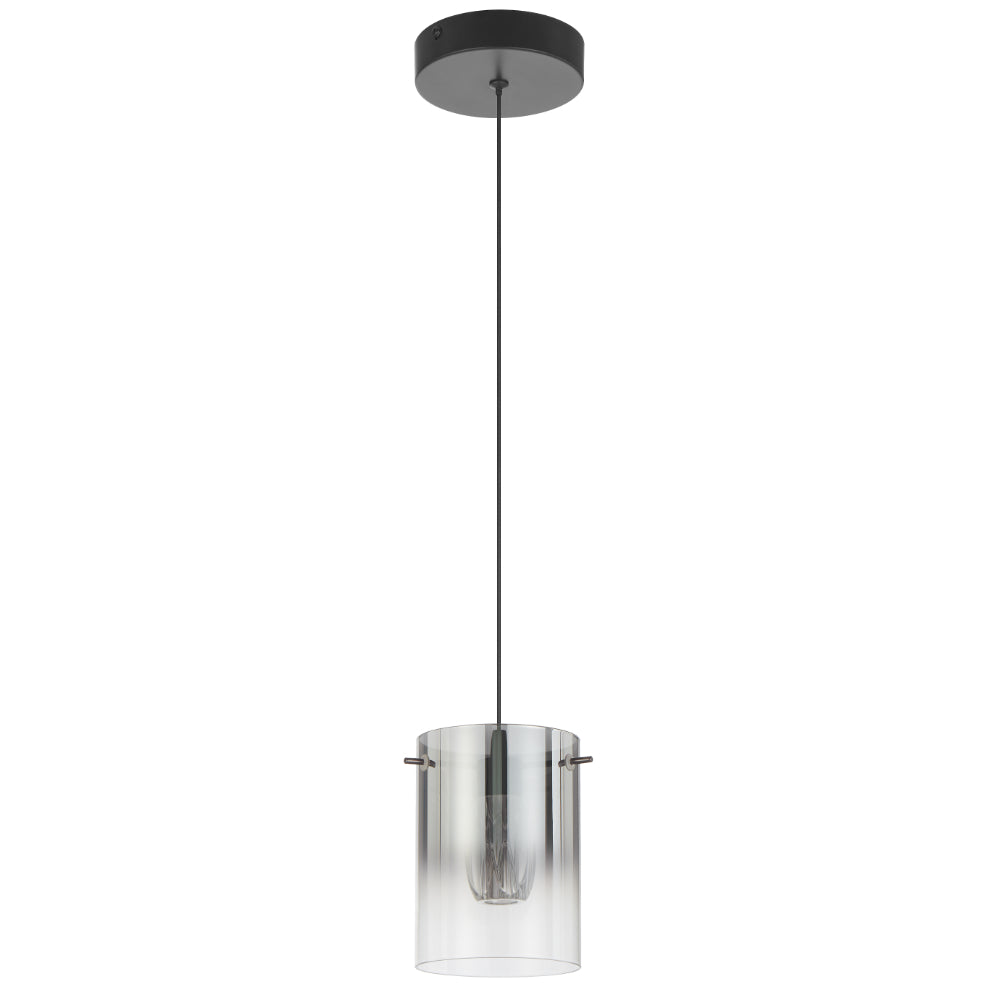 Crevil LED Pendant 4W 4000K Black & Smoke - CREVIL PE1-BKSM