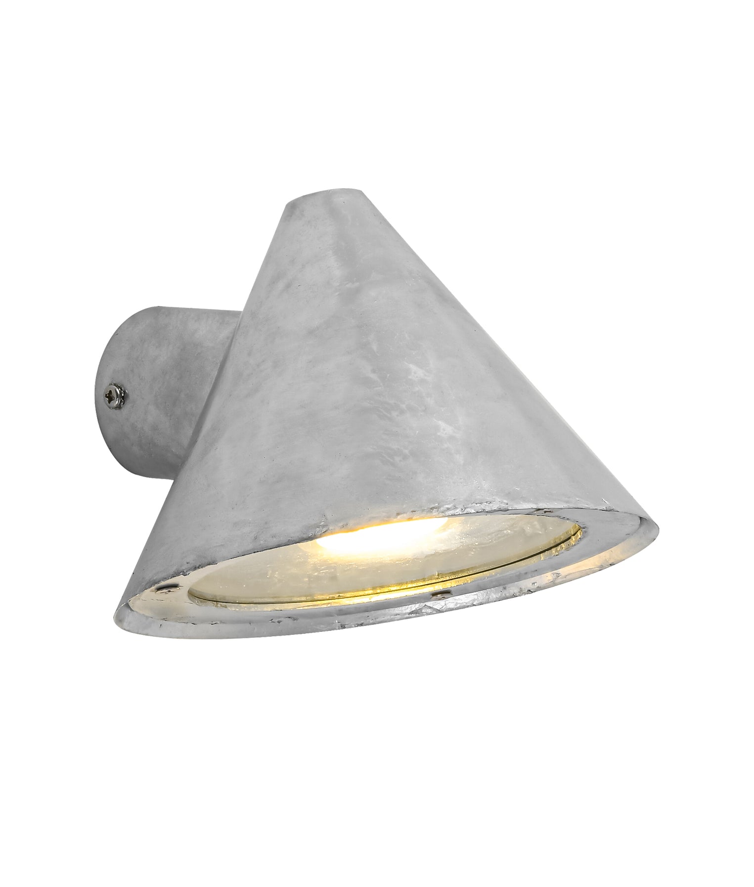 Cuchara Exterior Cone Surface Mounted Wall Light Galvanized - CUCHARA3