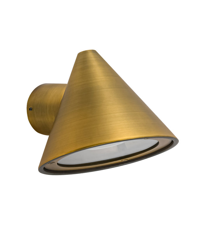 Cuchara Exterior Cone Surface Mounted Wall Light Brass - CUCHARA5