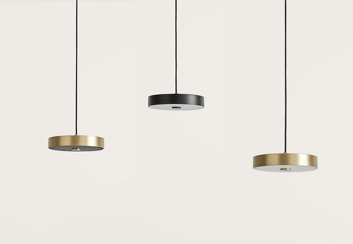 Ambor LED Pendant 3W 3000K Matte Black or Matte Brass