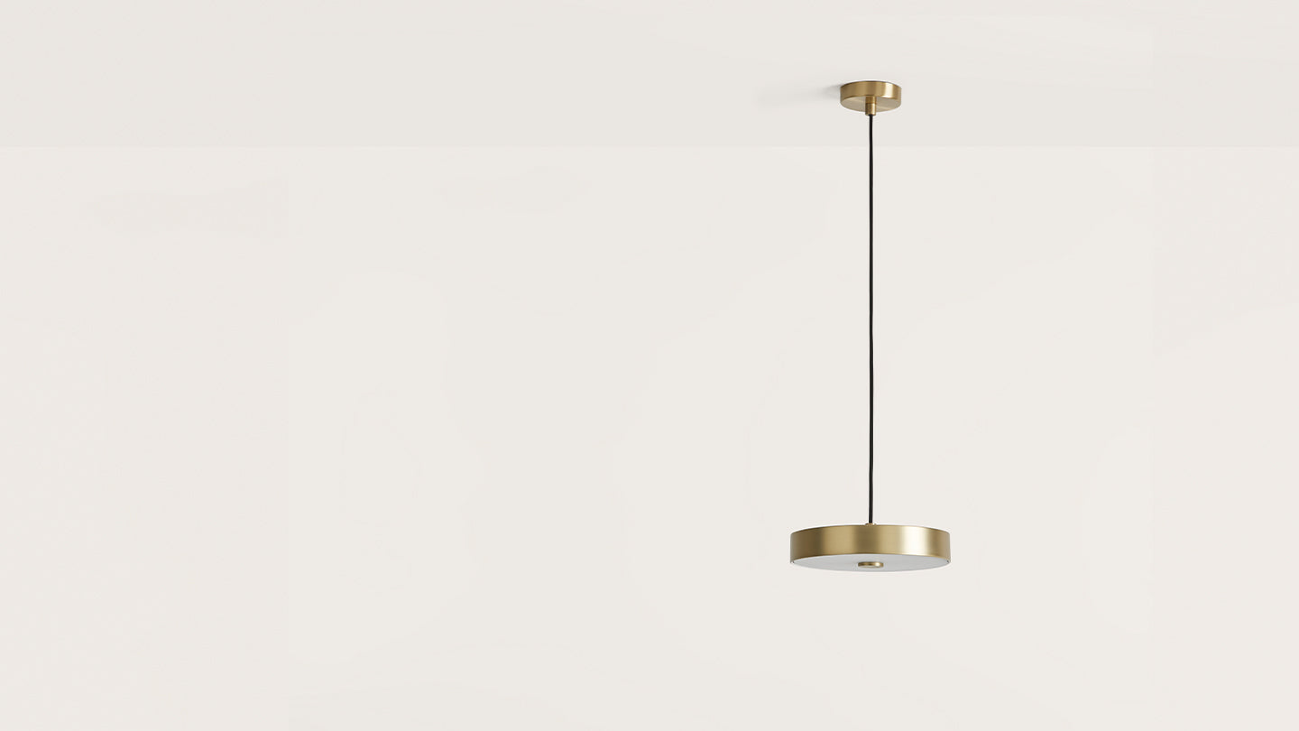 Ambor LED Pendant 3W 3000K Matte Black or Matte Brass