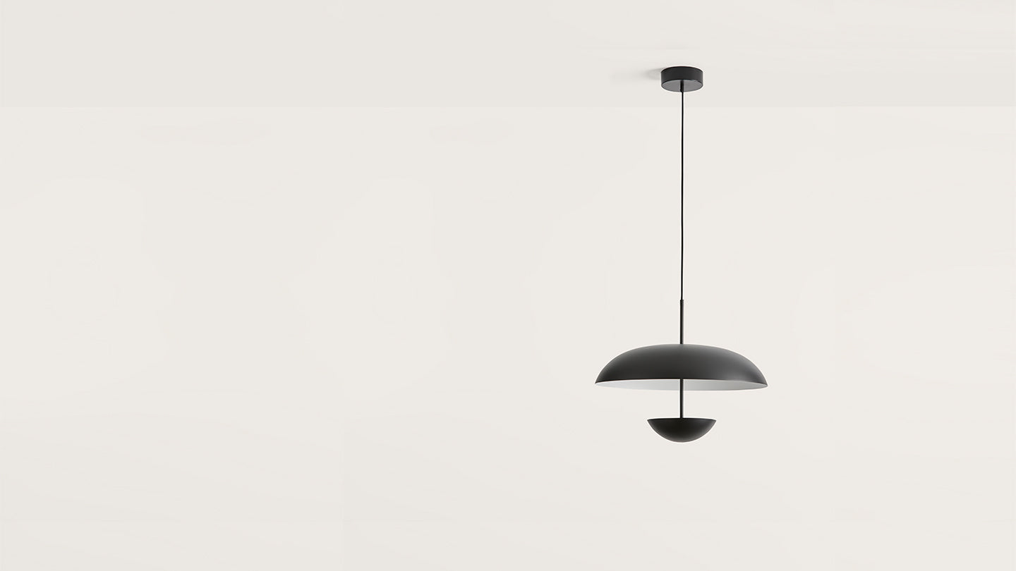 Ella LED Pendant 9W 3000K Matte Black or Matte Brass