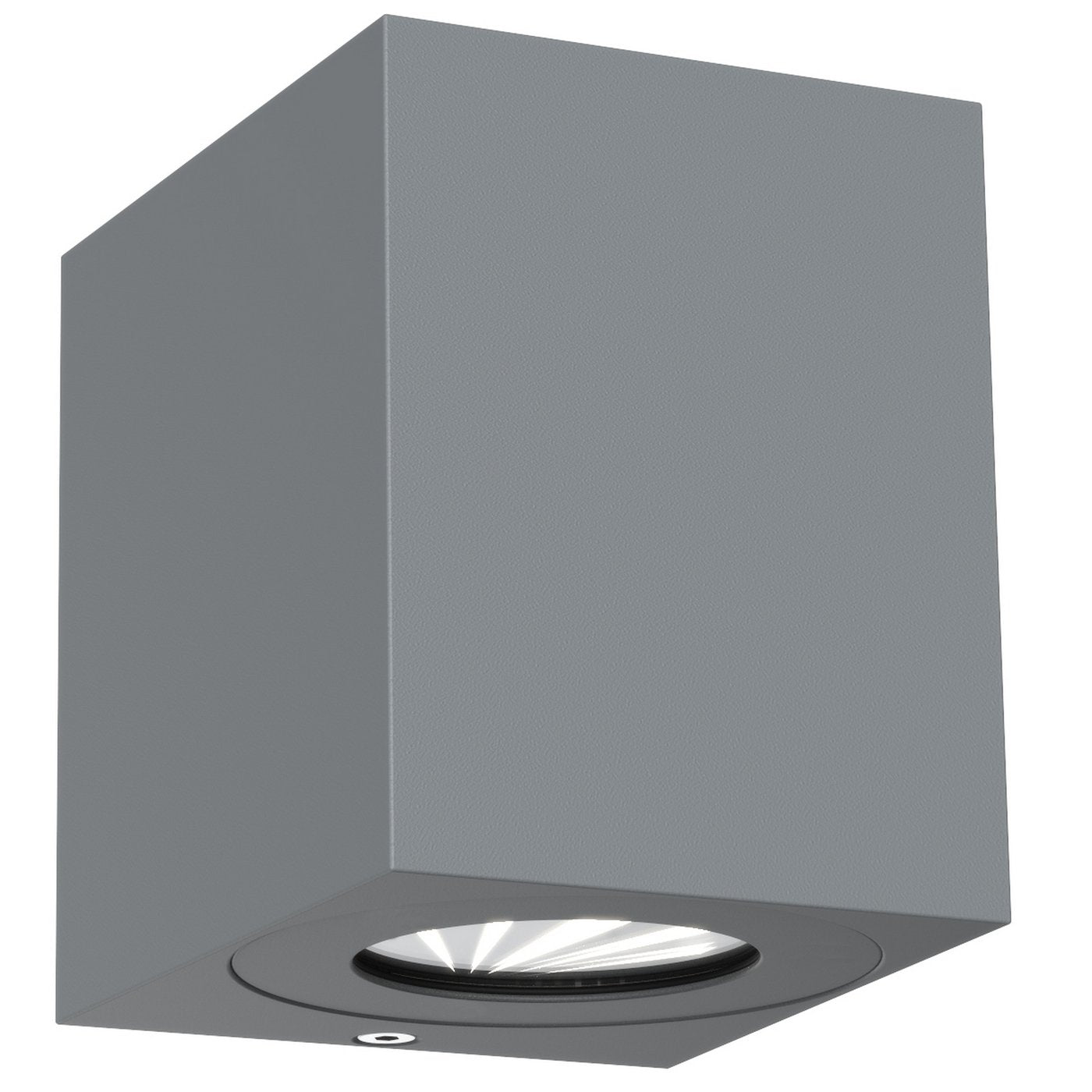 Canto Kubi Up & Down Aluminium Wall Light 6W 3000k Grey - 49711010