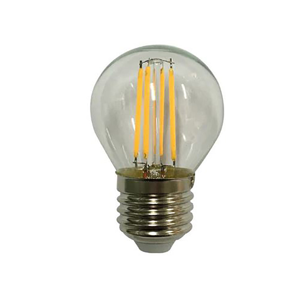 Buy LED Filament Globes Australia G45 LED Filament Globe ES 240V 4W Clear Glass 3000K - GL FRF4LEDE27-83