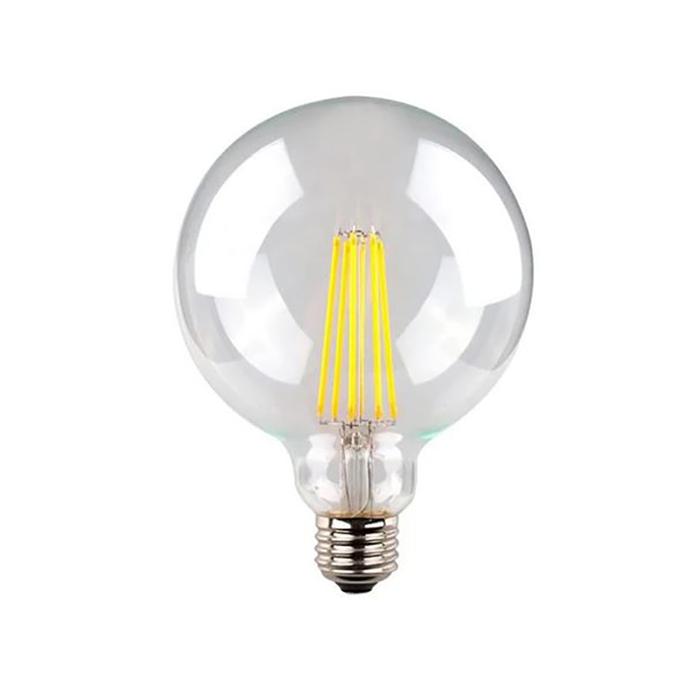 Buy LED Filament Globes Australia G125 LED Filament Globe ES 240V 8W Clear Glass 3000K - GL F.G125.8-CL83