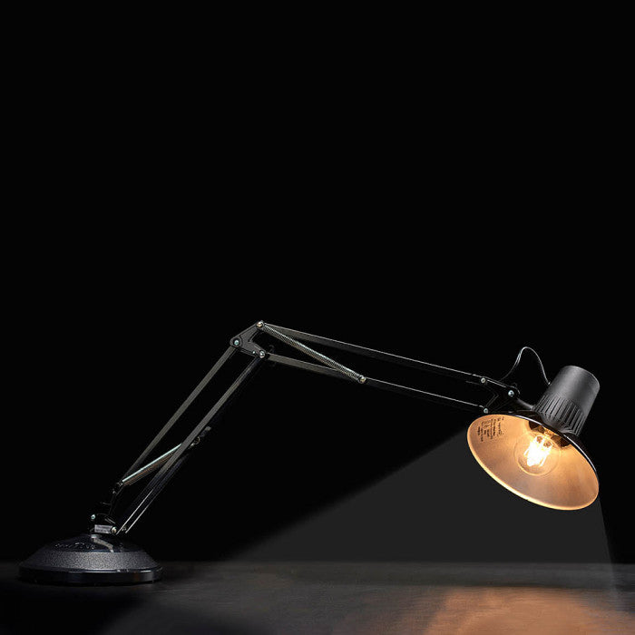 Equipoise Swing Arm Desk Lamp Black - LSA-BL