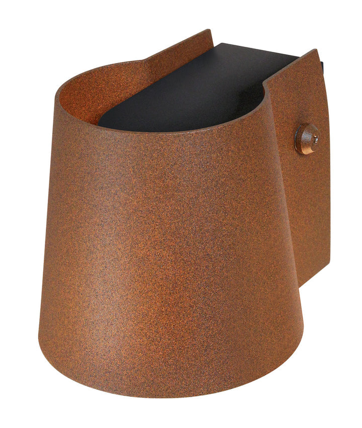 Slide LED Cone Up & Down Wall Light 5W 3000K Rust - SI A/SLIDE/FIXED/2/CONE/RUST